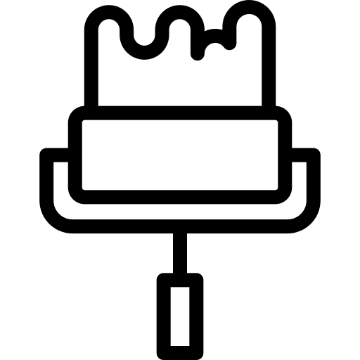 Painting roller paint roller painting painting roller icon