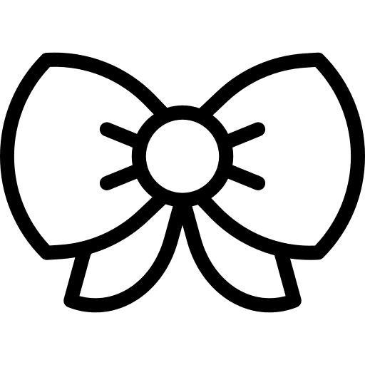 Bow fashion decoration bow icon