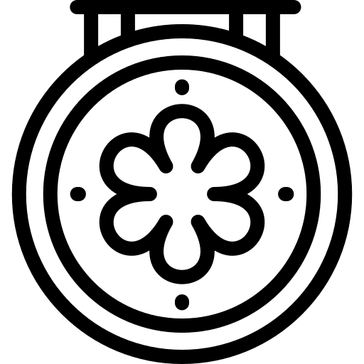 Embroidery clothing fashion embroidery icon