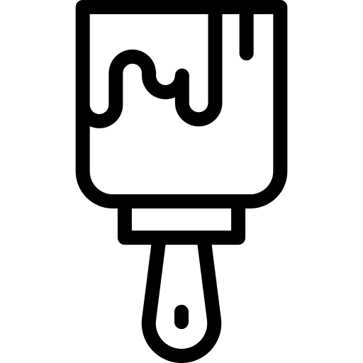 Paint brush art brush artist icon