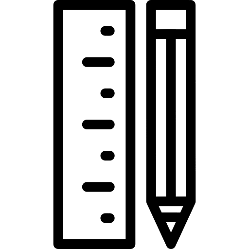 Pencil education pen writing tool icon