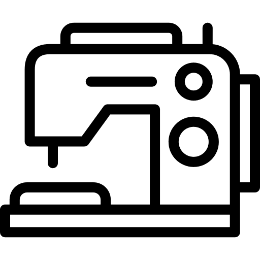 Sewing machine tailor hobbies and free time hobbies icon