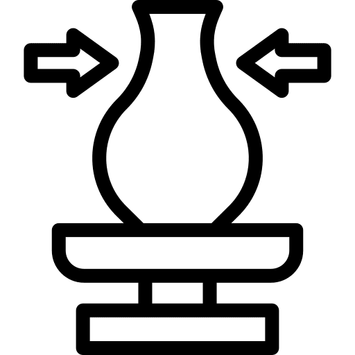 Clay craft hands clay icon