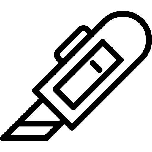 Cutter cutter knife crafts blade icon