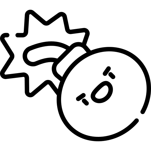 Bomb video game interface miscellaneous icon