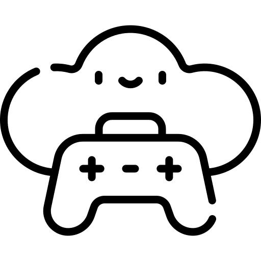 Online game cloud online game video game icon