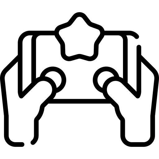 Smartphone streaming gamepad mobile game icon