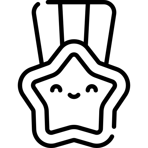 Medal winner trophy medal icon