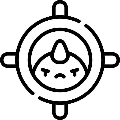 Targeting gaming interface targeting icon