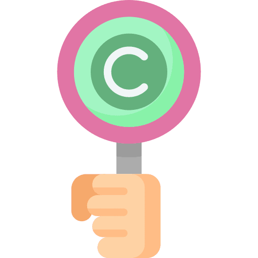 Auction copyright hands and gestures hand icon