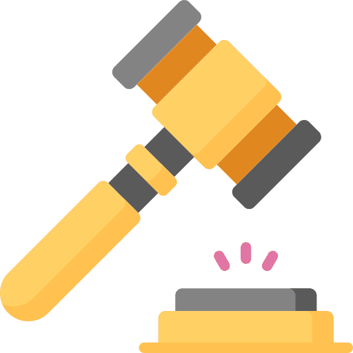 Judge law verdict miscellaneous icon