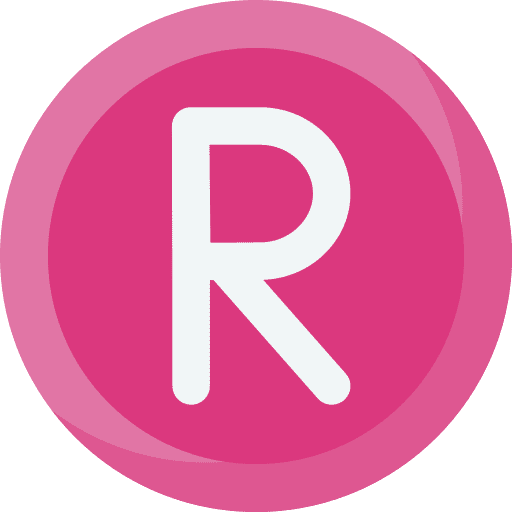 Registered protected copyright registered icon