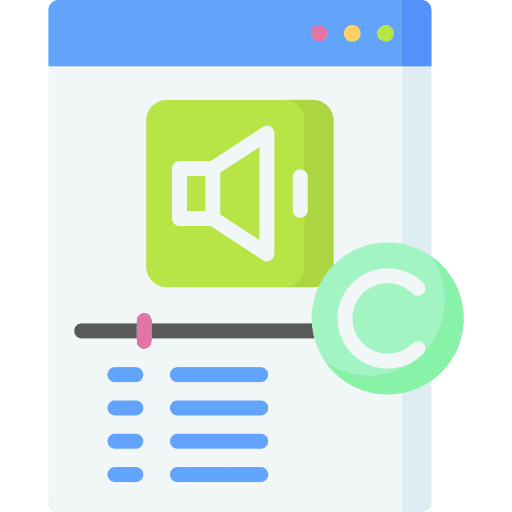 Audio speaker music and multimedia seo icon