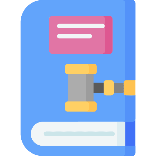 Guideline law education book icon