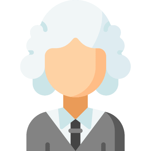 Lawyer job user professions and jobs icon