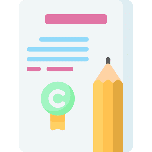 Patent ribbon protection invention icon