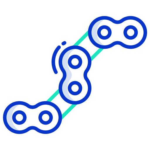 Chain vehicle garage motor icon