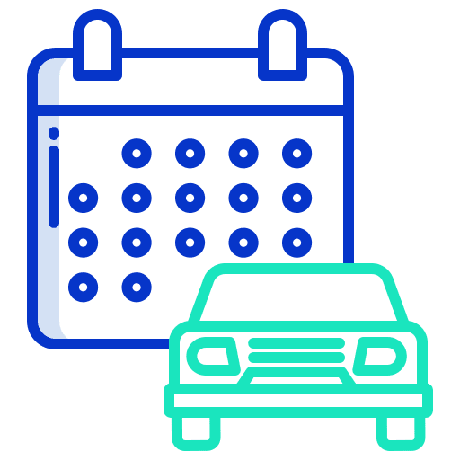 Schedule calendar date booking date icon