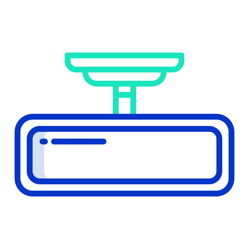 Mirror car car parts rearview mirror icon