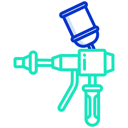 Spray paint gun airbrush airbrushes tool icon