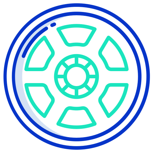 Wheel drive repair wheel icon