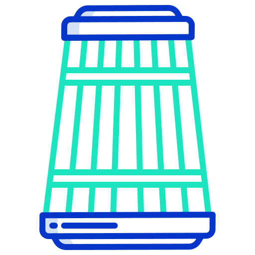 Air filter transportation filter motor icon