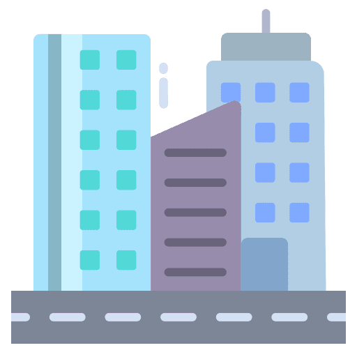 Company office building town company icon