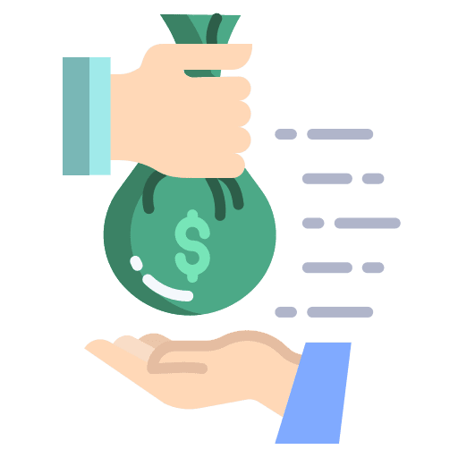 Donation donation money bag money icon