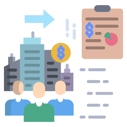 Team user finance team icon