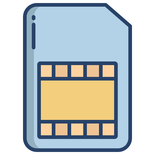 Sim e sim chip icon