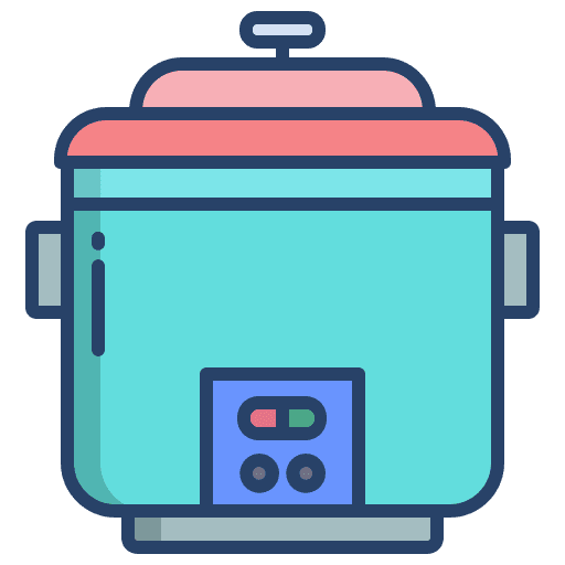 Cooker food and restaurant cooking equipment cooker icon