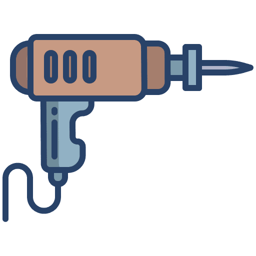 Hand drill dentist teeth dental drill icon