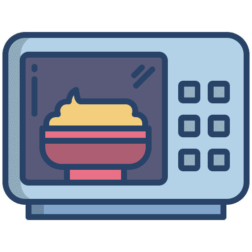 Microwave bowl microwave oven kitchenware icon