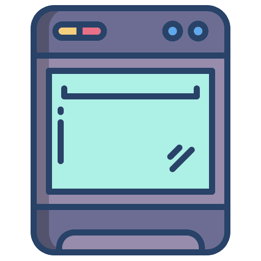 Oven kitchen food and restaurant furniture and household icon