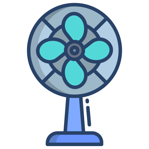 Fan ventilation equipment cooler icon