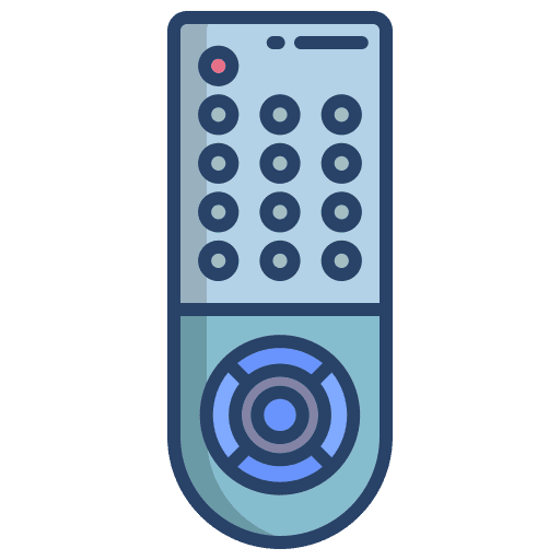Remote television technology remote icon