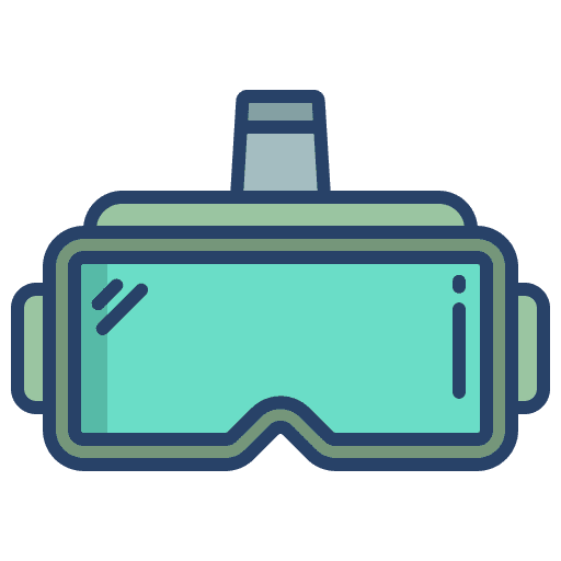 Vr glasses ar virtual reality glasses gaming icon