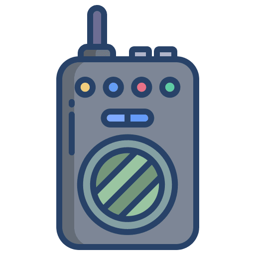 Walkie talkie communications walkie radio icon