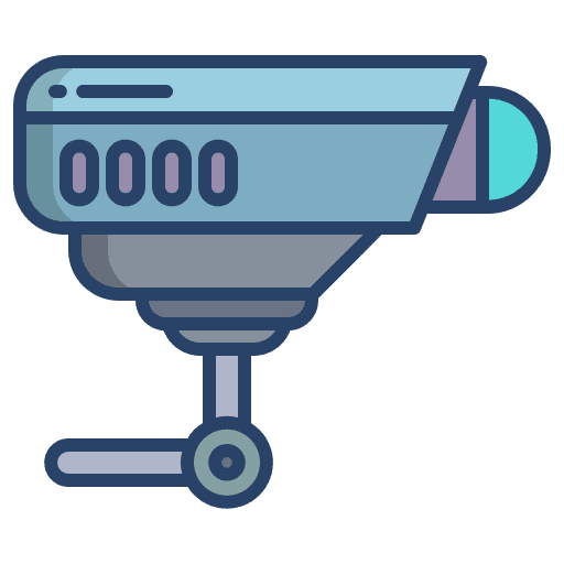 Cctv video security camera video camera icon