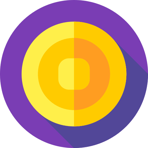 Coin cash coins money icon