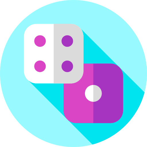 Dice entertainment luck bet icon