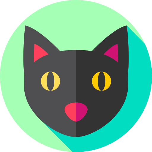 Black cat animals puppy instagram highlight cover scary icon