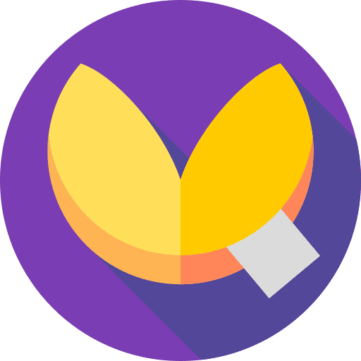 Fortune cookie china luck fortune cookie icon