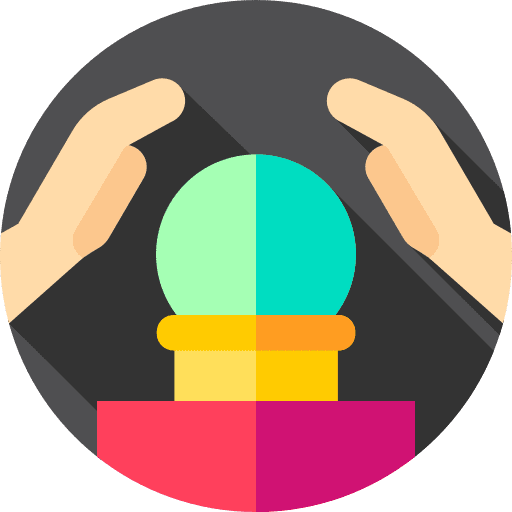 Fortune teller witch entertainment astrology icon