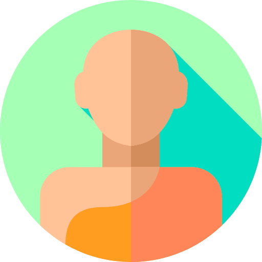 Monk user praying buddhist icon