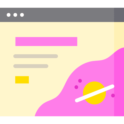 Web illustrator layouts seo and web icon