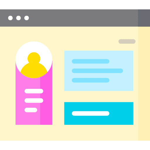Web illustrator symbols widescreen icon