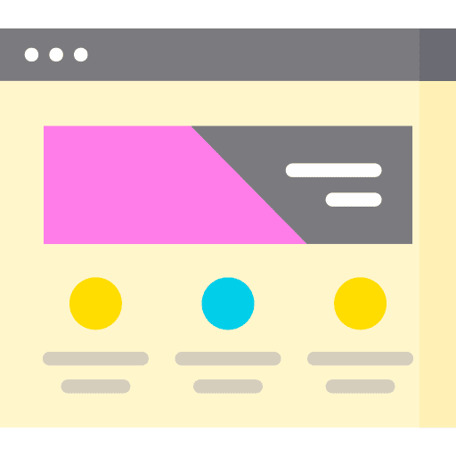 Web web layout layouts icon
