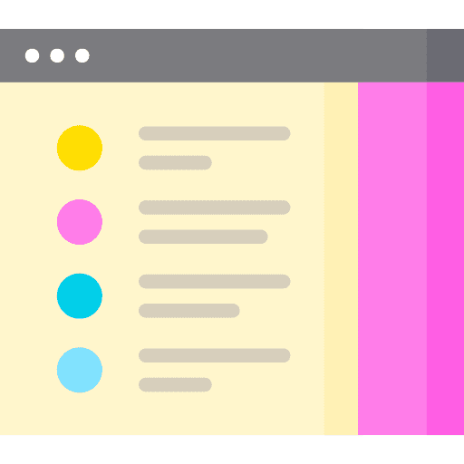 Web web illustrator layout icon