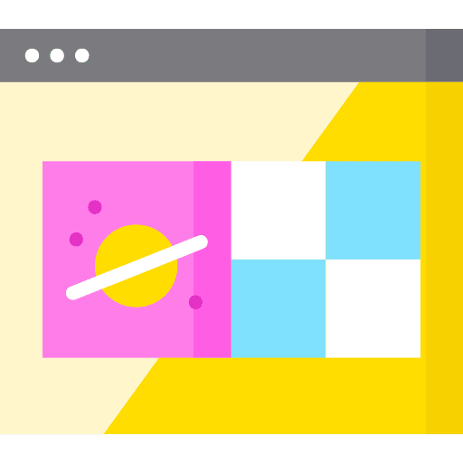 Web widescreen seo and web symbol icon